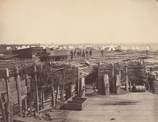 Befestigungen, Manassas, besetzt von der 13. Mass., 1862