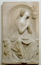 Glaube, Relief (Marmor)