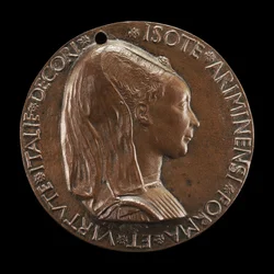 Isotta degli Atti, 1432/1433-1474, Geliebte 1446, dann Ehefrau nach 1453, von Sigismondo Malatesta [Vorderseite]