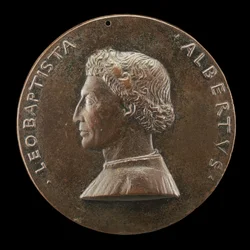 Leone Battista Alberti, 1404-1472, Architekt und Schriftsteller über Kunst und Wissenschaft [Vorderseite]