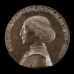 Sigismondo Pandolfo Malatesta, 1417-1468, Herr von Rimini und Fano [Vorderseite], 1446