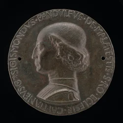 Sigismondo Pandolfo Malatesta, 1417-1468, Herr von Rimini und Fano [Vorderseite], 1446