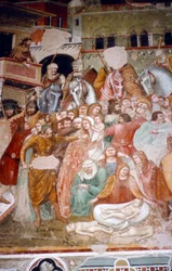 Massaker der Unschuldigen, Fresko in der Kirche Santi Agostino, Siena, 1482