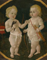 Zwei Putti, 1490-1510