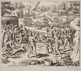 Wenn sie einen ihrer Feinde fangen, werden sie auf barbarische und unmenschliche Weise hingerichtet und gegessen