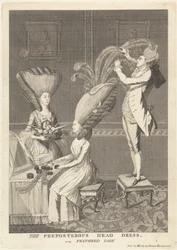 Die absurde Kopfbedeckung oder die gefiederte Dame