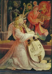 Das Engelskonzert, vom Isenheimer Altar, ca. 1512-16, Detail von 17670