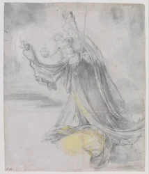 Jungfrau und Kind in den Wolken, ca. 1509-1511
