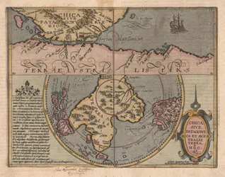 Chica sive Patagonica et Australis Terra aus Geographisches Handtbuch