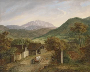 Matthias Rudolf Toma Blick auf den Schneeberg 1860