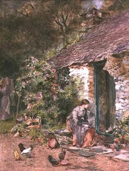 Ein Moment der Ruhe am Waschtag