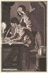 Illustration für Szenen aus dem Leben der Bohème von Henri Murger