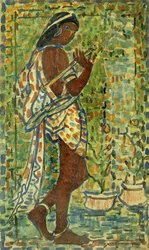 Hindu-Tänzerin, ca. 1910-1913