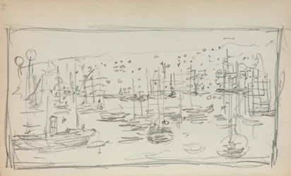 Italienisches Skizzenbuch: Hafen Seite 78, 1898-1899