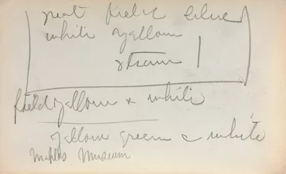 Italienisches Skizzenbuch: Notizseite 45, 1898-1899
