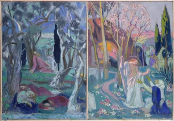 Garten der Oliven, Christus erscheint Maria Magdalena