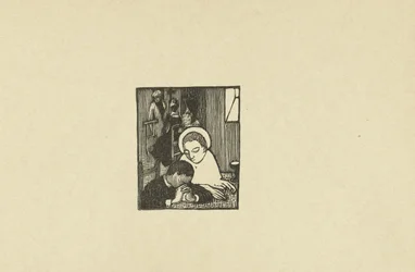 Illustration zu einem Gedicht in der Gedichtsammlung Sagesse von Paul Verlaine