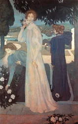 Mademoiselle Yvonne Lerolle in drei Ansichten