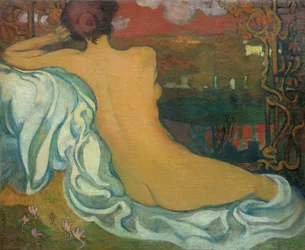 Akt in der Abenddämmerung, ca. 1892.