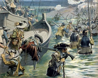 Geschichte Frankreichs: Hilfe für die Verteidiger der Insel Ré durch Kardinal Richelieu