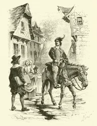 Illustration für Die drei Musketiere (Gravur)