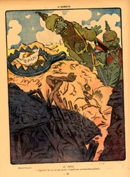 Illustration für das Magazin "La Baionette"