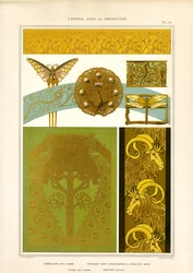 Tiermotive für Schmuck und dekorative Elemente (Litho)