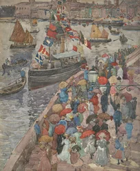 Der Kai, Venedig (Vorderseite); Venetia Marina (Rückseite)