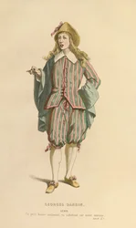 Kostüm für die Rolle des Lubin, um 1868