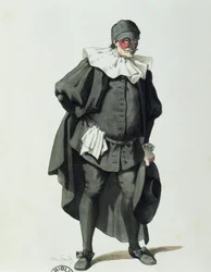 Dottor Balanzone im Jahr 1653