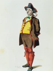 Gianduja im Jahr 1858, von Maurice Sand