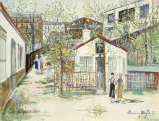 Das Dickicht in Montmartre