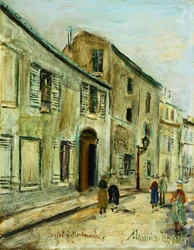 Rue Corot in Montmartre, ca. 1930