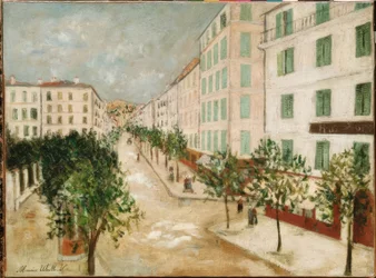 Straße in Corte, Korsika