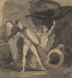 Klassische Figuren im Kampf