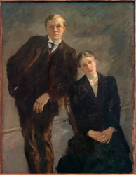 Doppelbildnis Max Beckmann und Minna Beckmann-Tube