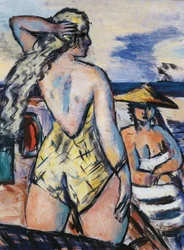 Mädchen am Meer
