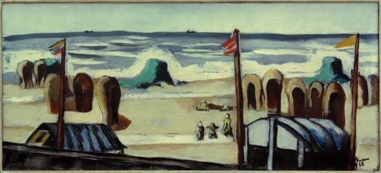 Grauer Strand