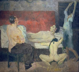 Große Sterbeszene