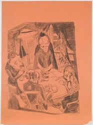 Hunger, Blatt 5 aus der Mappe „Die Hölle“