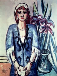 Quappi in Blau und Grau