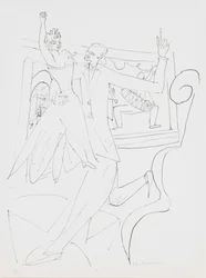Tango, Platte 4 aus dem Portfolio „Tag und Traum“