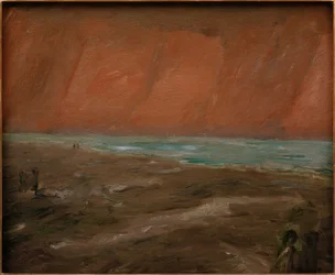Trüber Abend am Meer