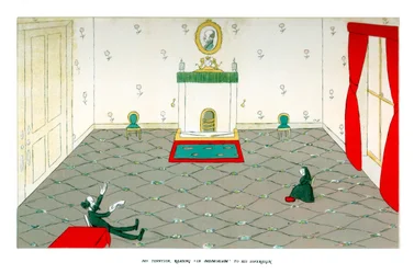 Mr. Tennyson liest In Memoriam seiner Majestät vor, 1904