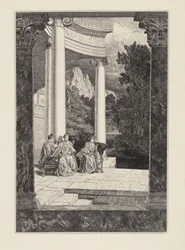 Psyche und ihre Schwestern (Amor und Psyche, Opus V, Blatt 18)