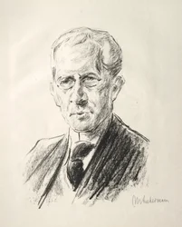 Arno Holz Mappe: Porträt Arno Holz, 1923