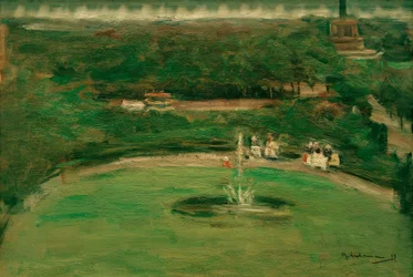 Blick aus dem Atelier des Künstlers auf den Königsplatz