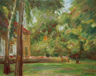 Blick aus der Birkenallee nach Nordwesten