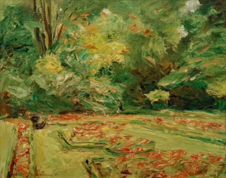 Die Blumenterrasse im Wannseegarten nach Norden