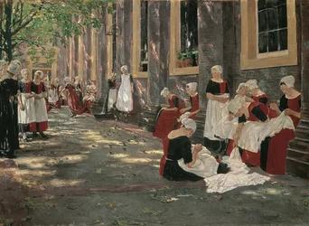 Freizeit im Amsterdamer Waisenhaus